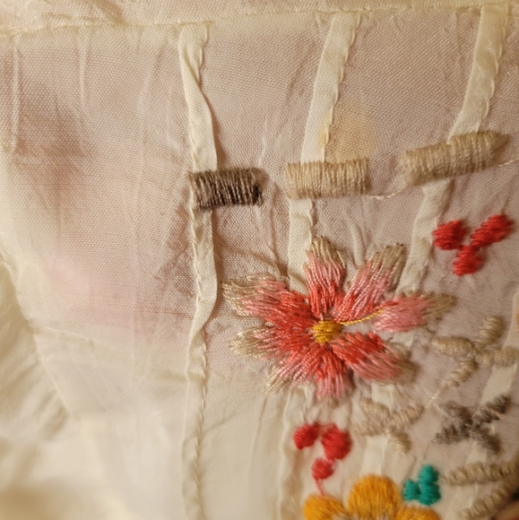 JOHNNY WAS Embroided Tunic Blouse Size S - Picture 15 of 16